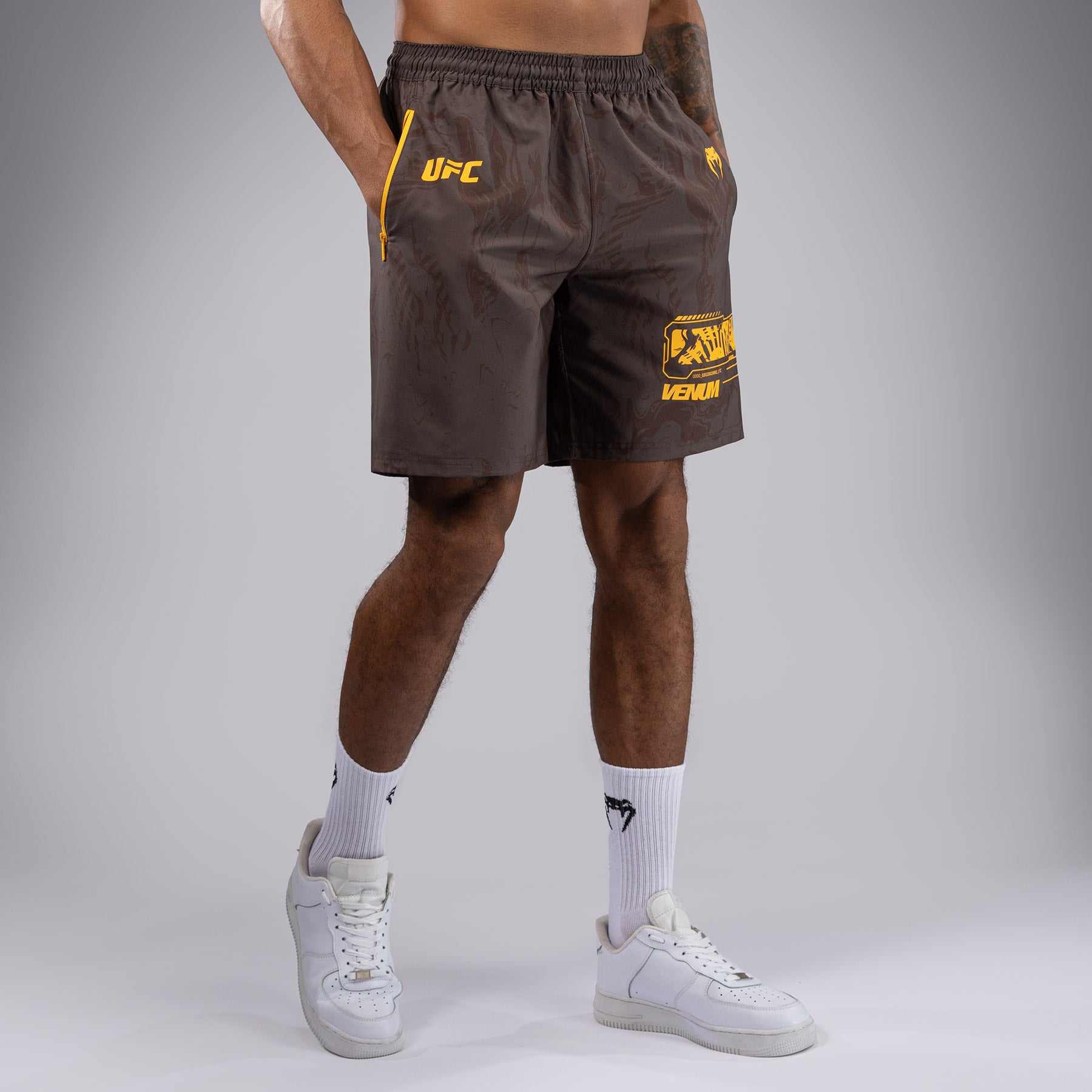 venum-ufc-fusion-fight-week-performance-short-herren-erdiges-braun image 6