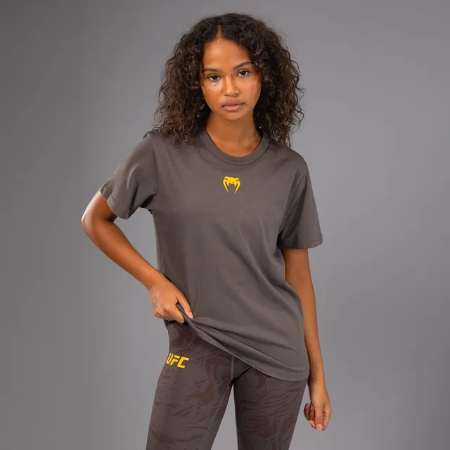 ufc-fusion-by-venum-fight-week-damen-t-shirt-baumwolle-erdiges-braun image 1