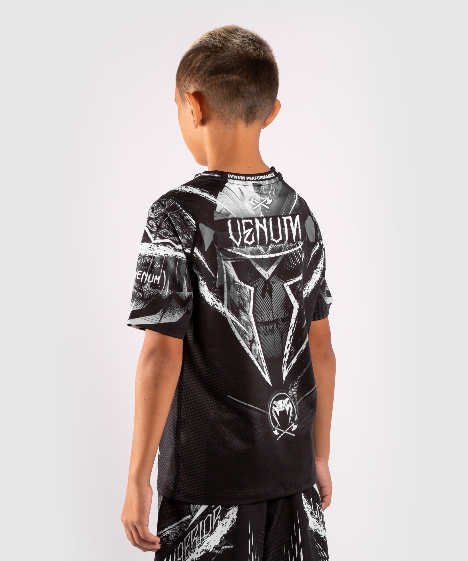 venum-gldtr-4-0-kinder-dry-tech-t-shirt-schwarz-wei image 4