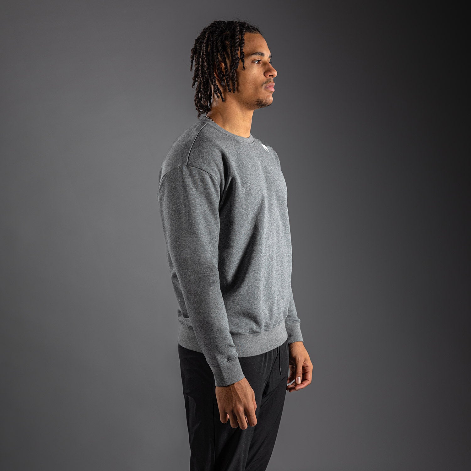 venum-lineup-fleece-sweatshirt-herren-grau-wei image 2
