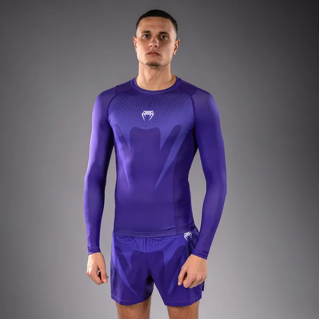 venum-no-gi-rashguard-langarm-herren-lila image 1
