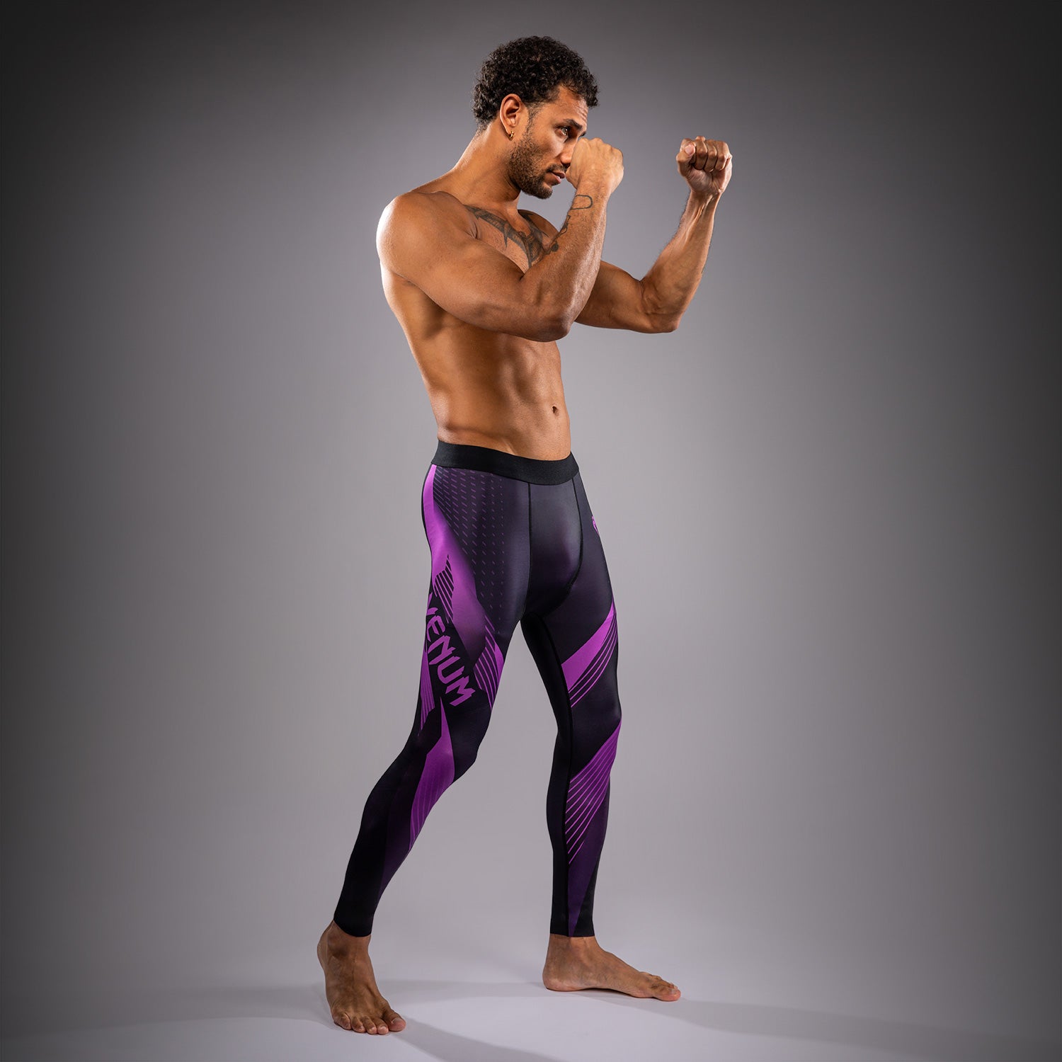 venum-no-gi-6-0-spats-leggings-schwarz-lila image 3