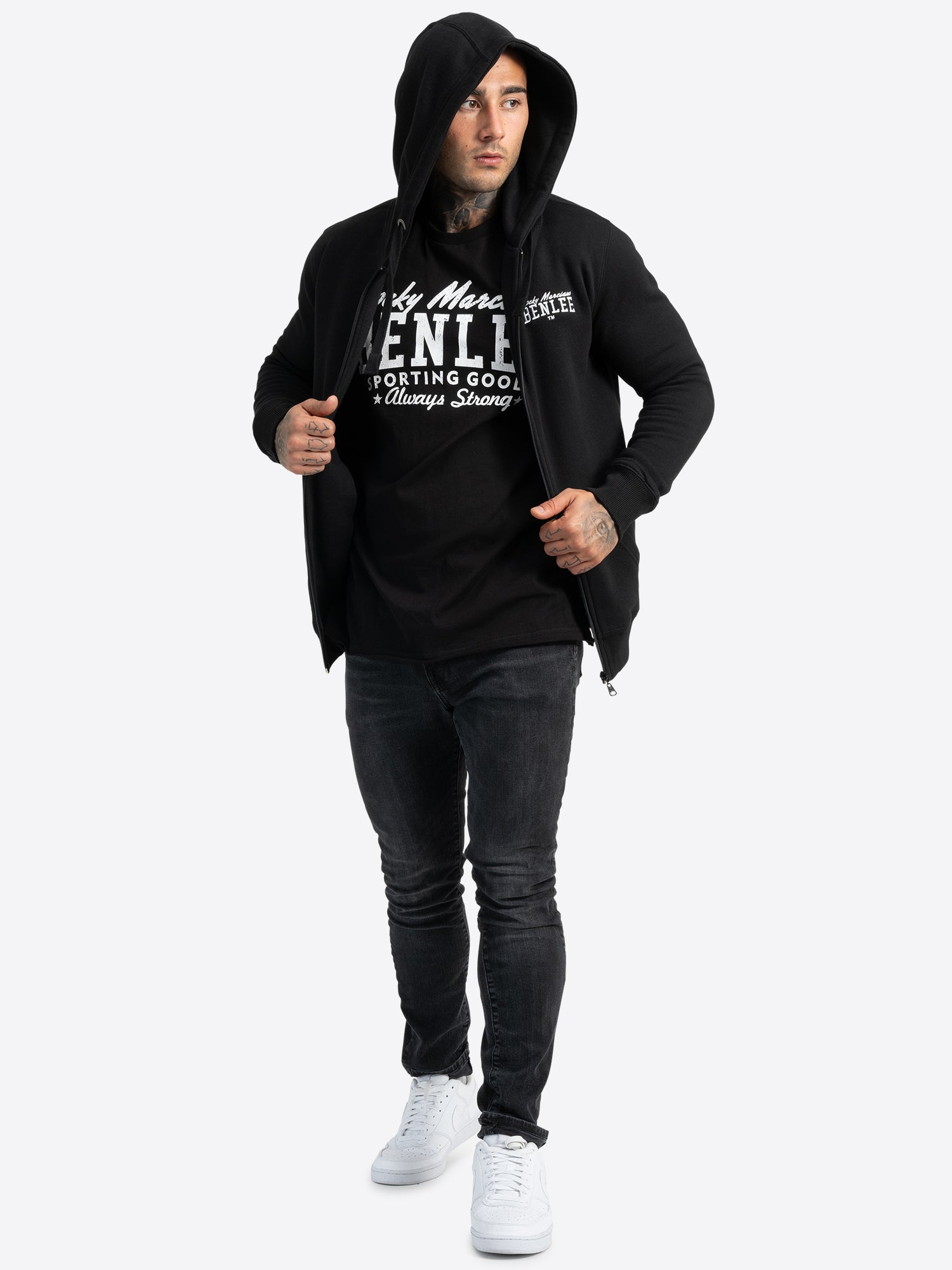 benlee-chest-logo-kapuzen-sweatjacke-herren image 2