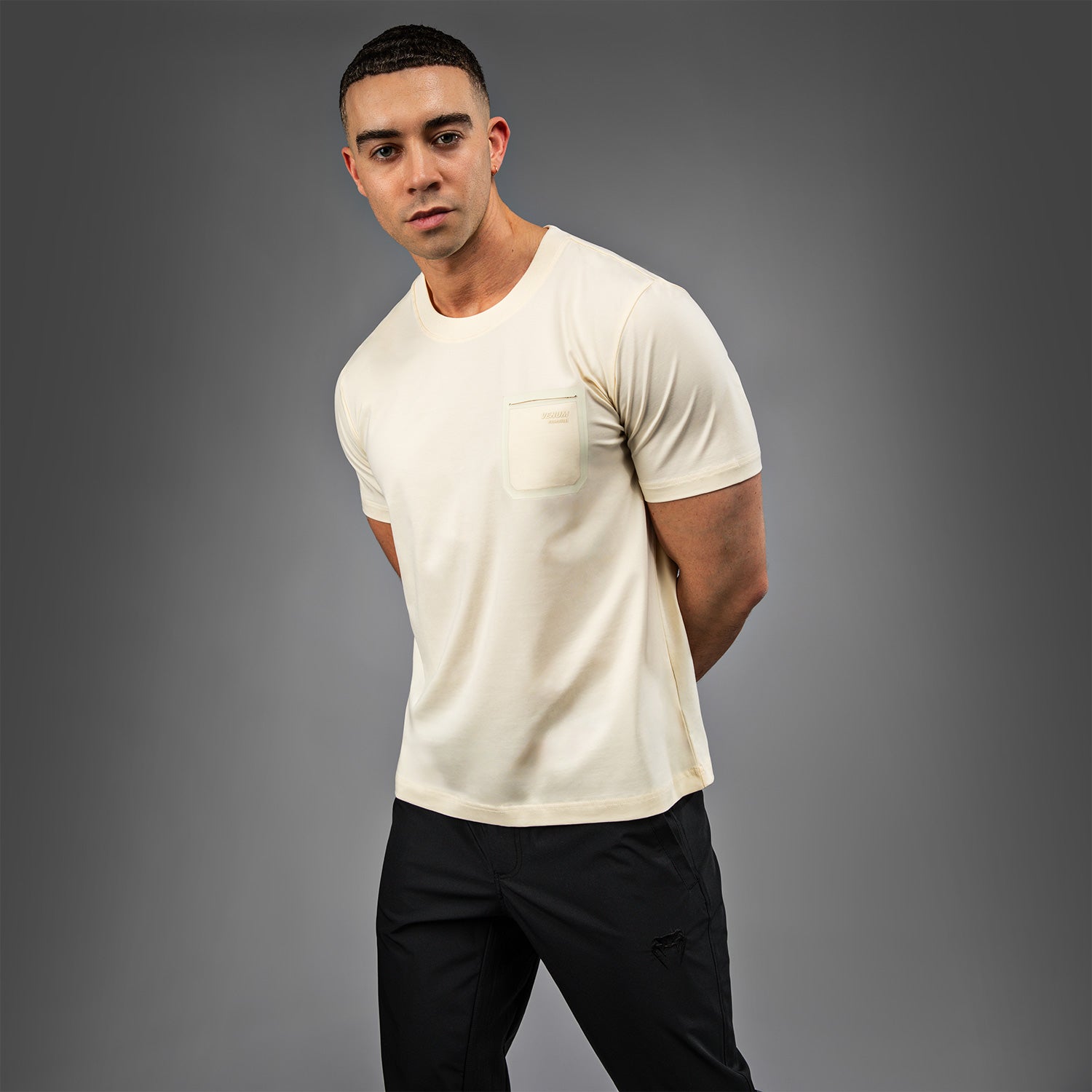 venum-fly-t-shirt-herren-off-white image 2