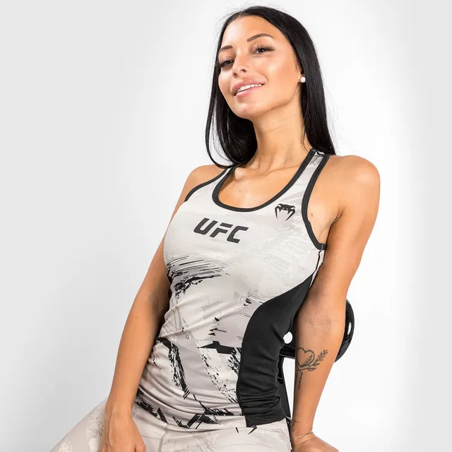 venum-ufc-authentic-fight-week-2-0-dry-tech-tank-top-f-r-frauen-sand-beige image 1