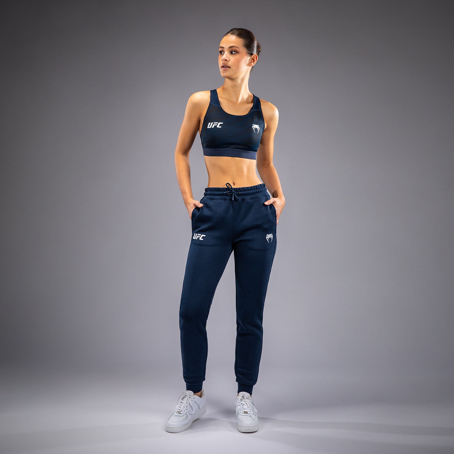 ufc-fusion-by-venum-fight-week-damen-baumwollhose-ozeanblau image 1