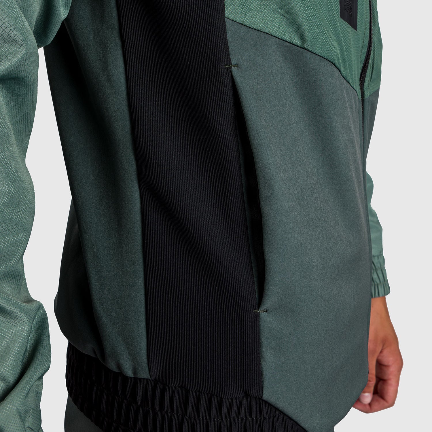 venum-laser-3-0-trainingsjacke-herren-schwarz-khaki image 7