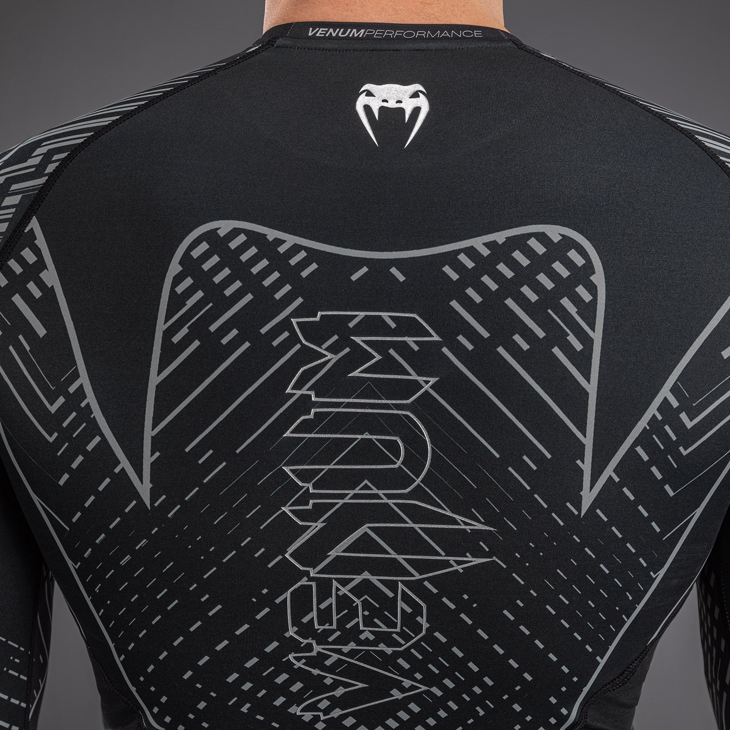 venum-midnight-fury-langarm-rashguard-mitternachtsblau-grau-herren image 7