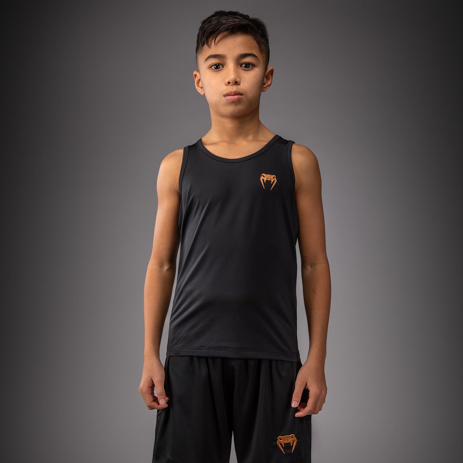 venum-contender-tanktop-f-r-kinder-schwarz-gold image 1