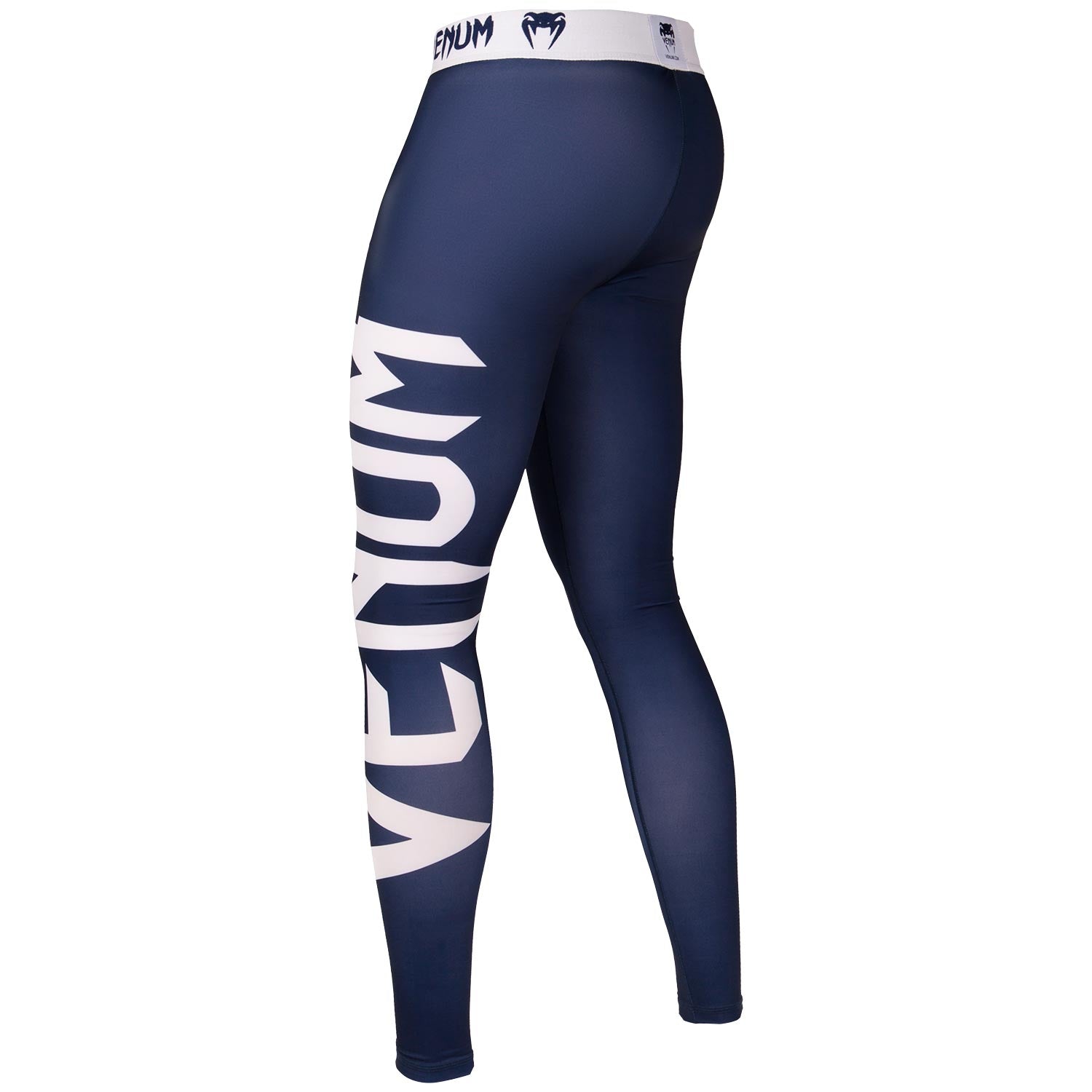 venum-giant-spats-kompressionshose-marineblau-wei image 3