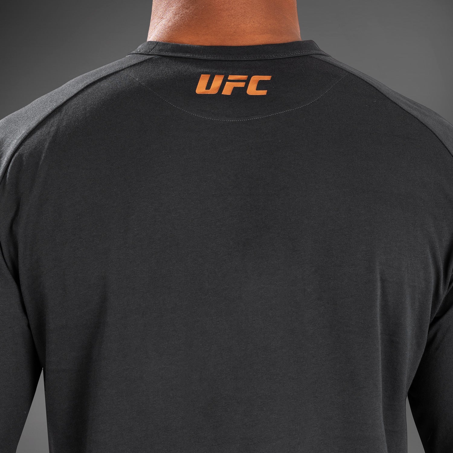 ufc-adrenaline-by-venum-fight-week-langarm-t-shirt-herren-charcoal-grey image 3