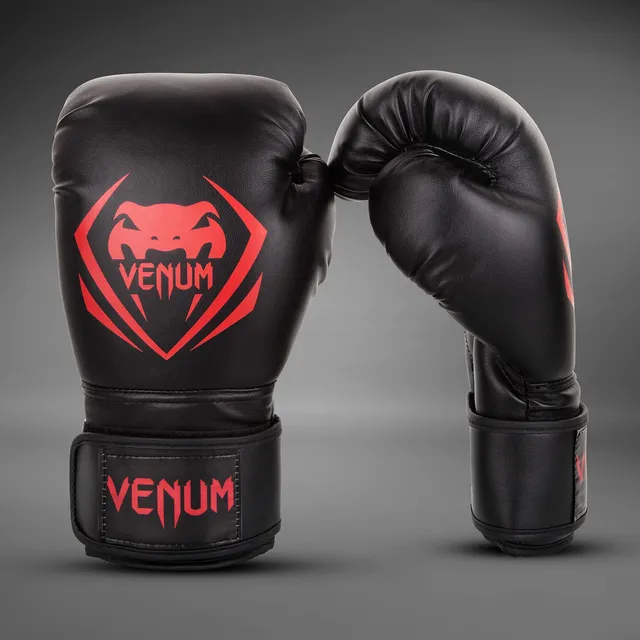 venum-contender-boxhandschuhe-schwarz-rot image 1