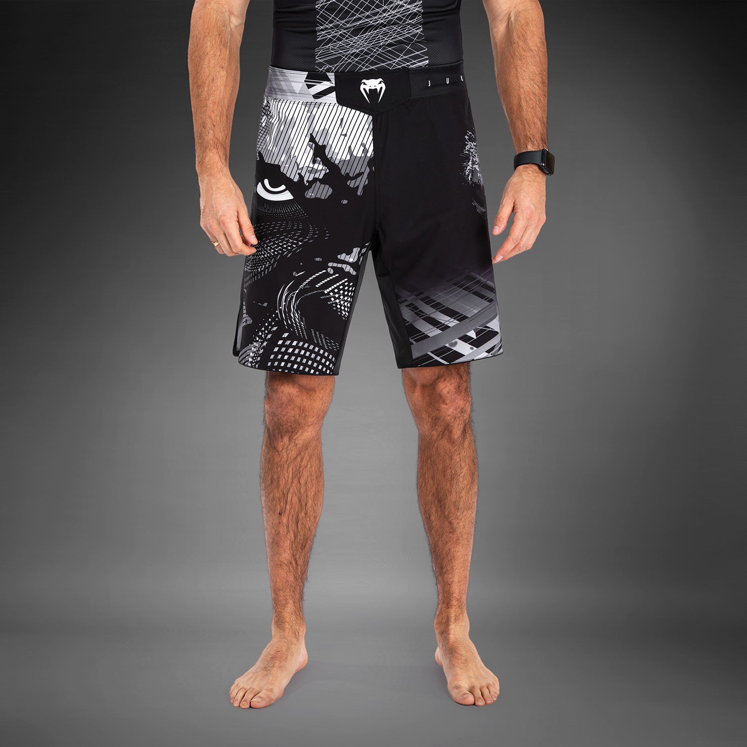 venum-gorilla-jungle-kampfshorts-schwarz-wei image 1