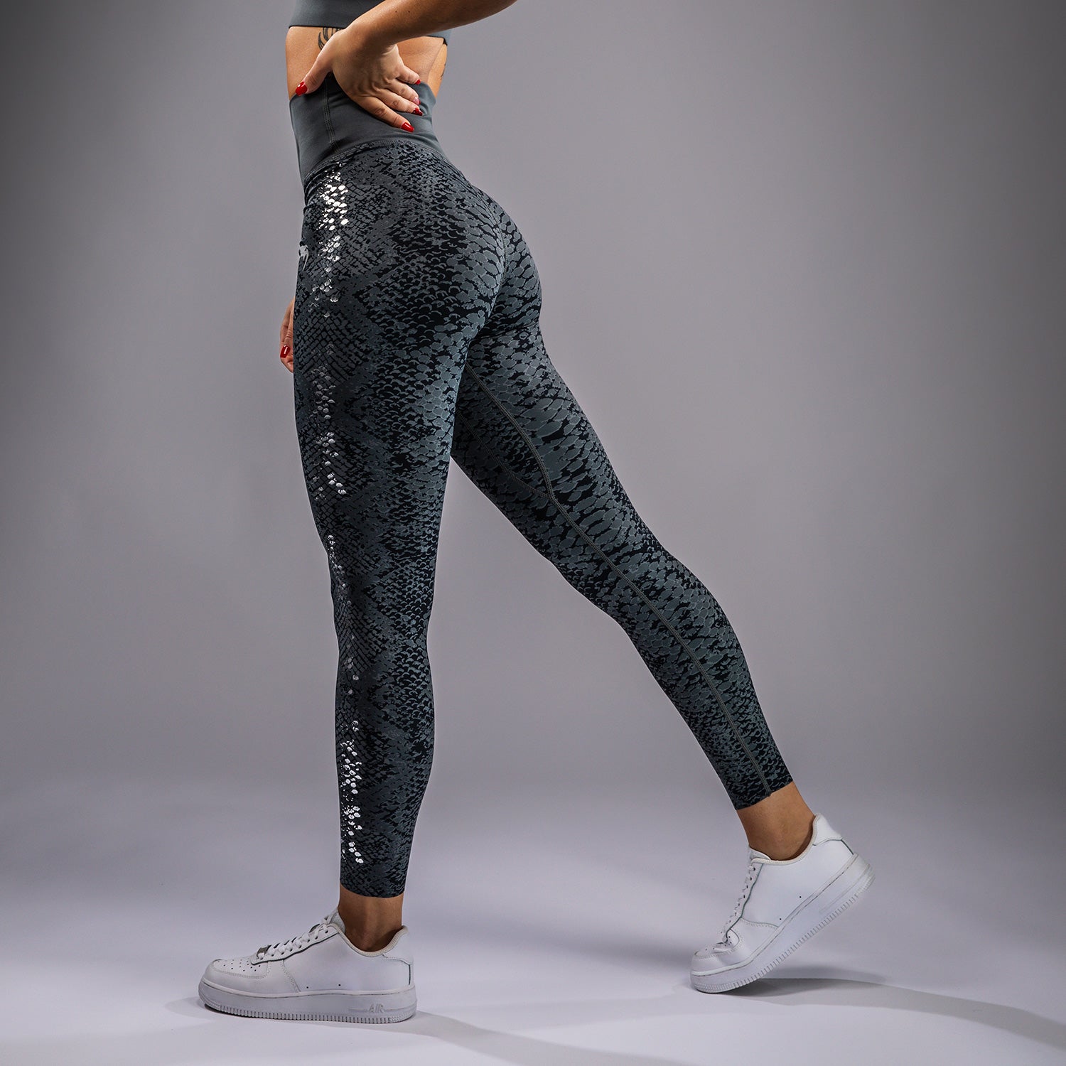 venum-amazonia-damen-leggings-dunkelgrau image 4