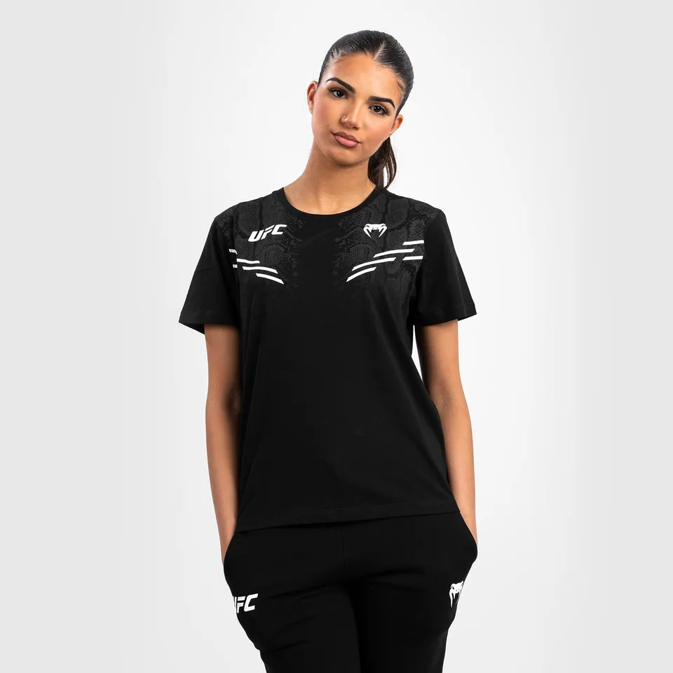 venum-ufc-adrenaline-replica-damen-t-shirt-kurzarm-schwarz image 1