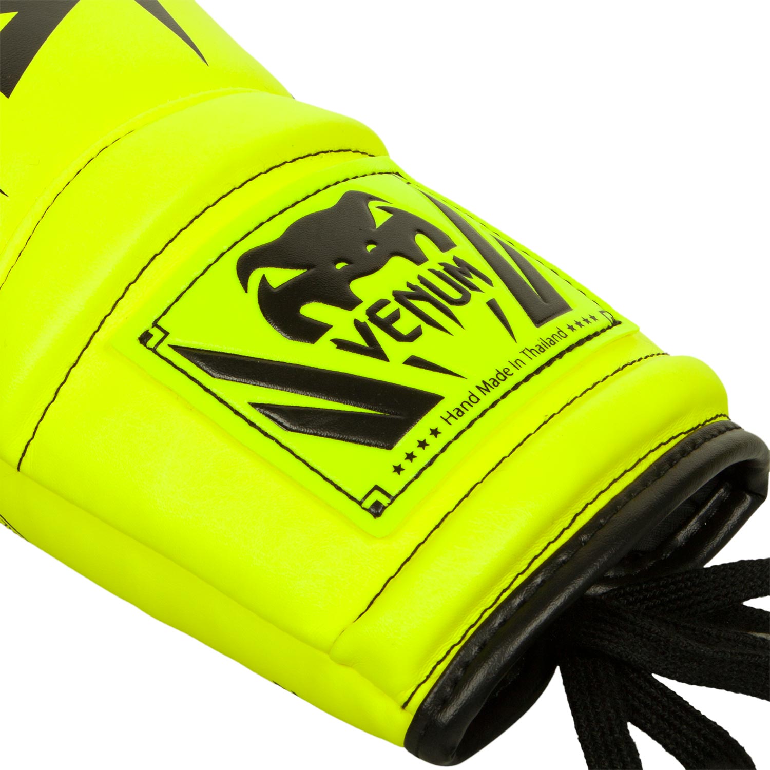 venum-elite-boxhandschuhe-mit-schn-rung-neongelb image 3