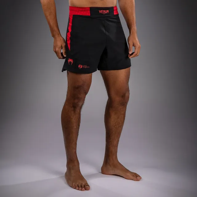 venum-x-roger-gracie-signature-fightshorts-schwarz-rot-herren image 1