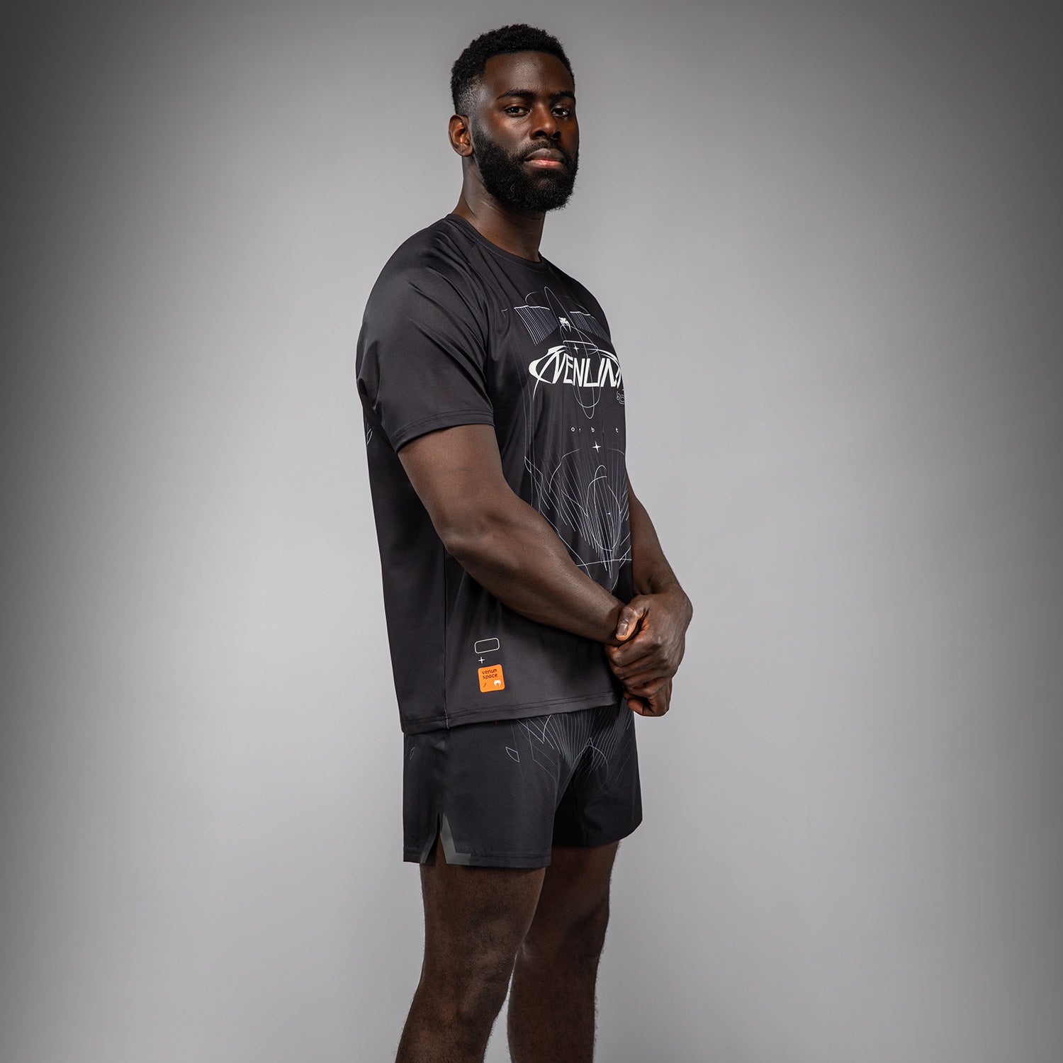 venum-eclipse-dry-tech-t-shirt-schwarz-silber-herren-performance-shirt image 2
