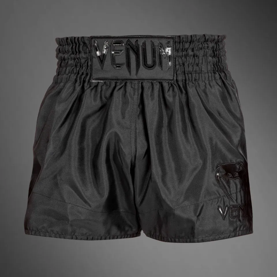 venum-classic-muay-thai-shorts-schwarz-schwarz image 1
