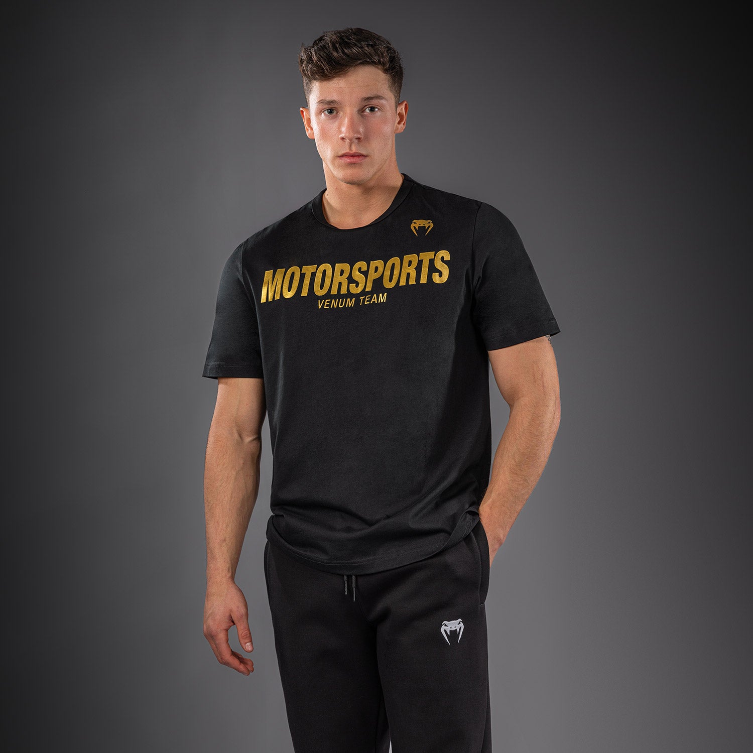 venum-motorsports-vt-t-shirt-schwarz-gold-f-r-herren image 1