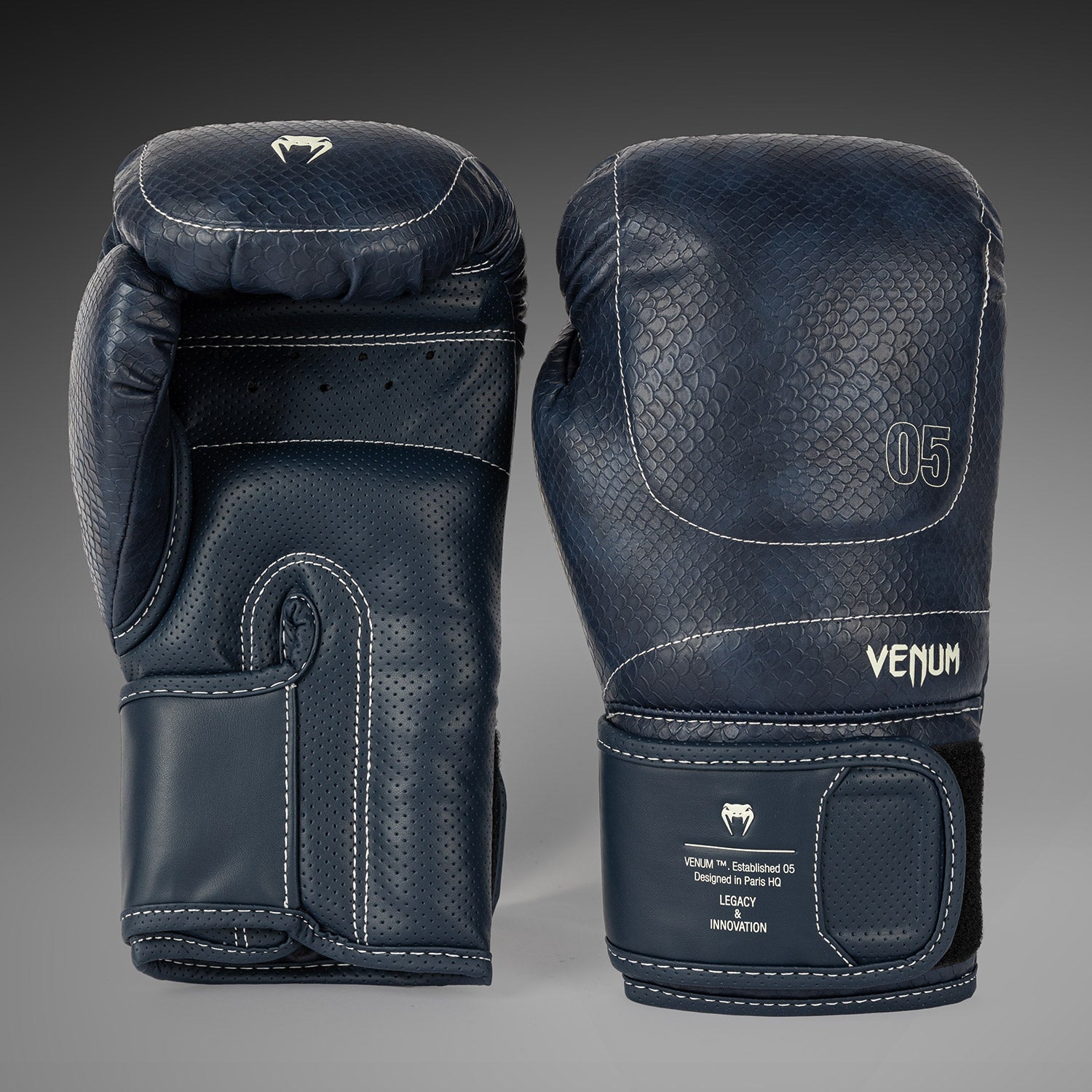 venum-impact-evo-scales-boxhandschuhe-mitternachtsblau image 1