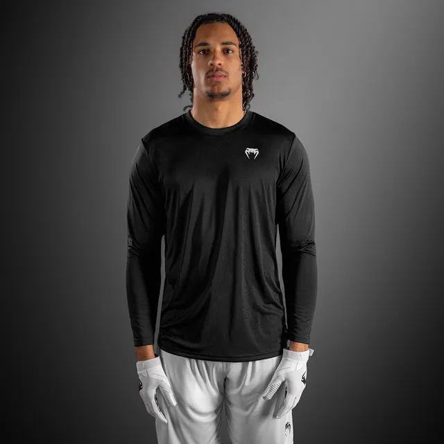 venum-lineup-performance-langarm-t-shirt-schwarz-wei image 1