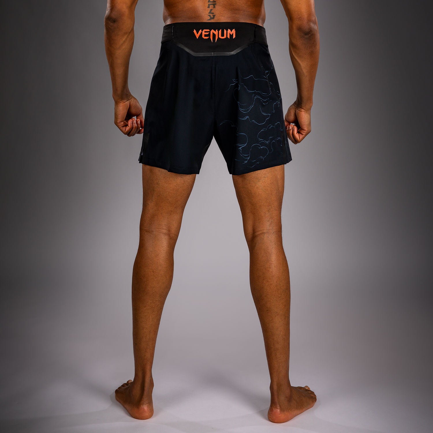 venum-thunder-dragon-fightshorts-herren-schwarz-grau-kupfer image 4
