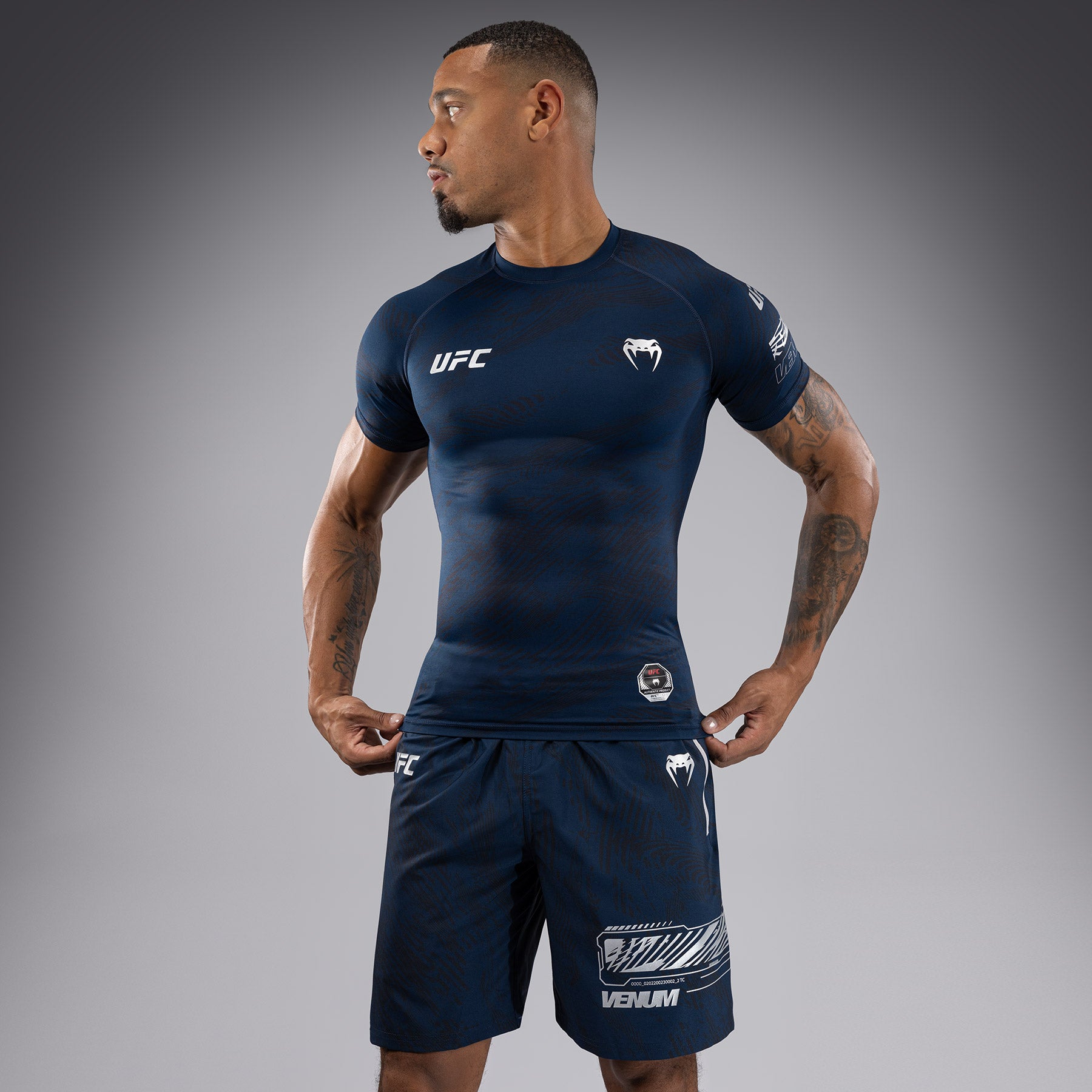 ufc-fusion-by-venum-fight-week-performance-rashguard-herren-kurzarm-ozeanblau image 4