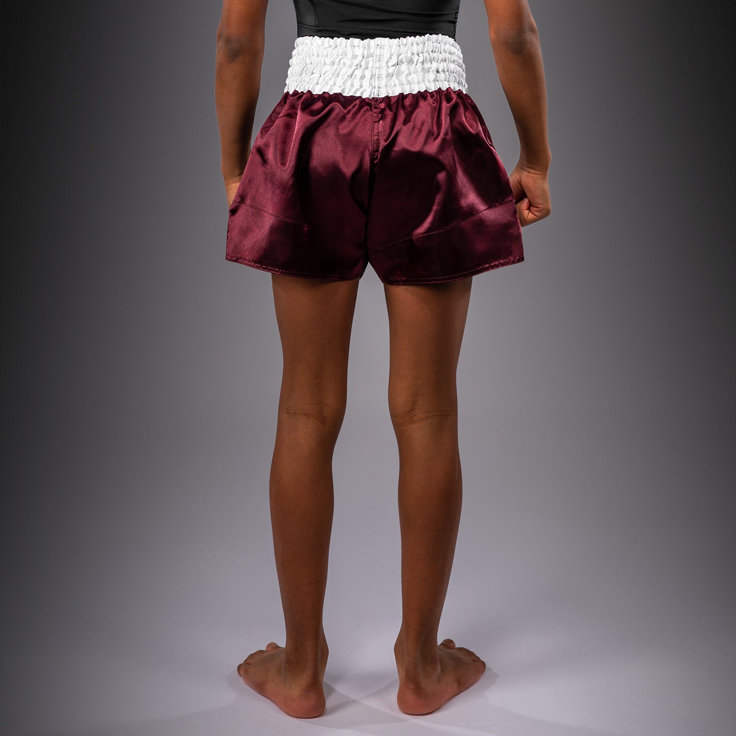 venum-classic-muay-thai-shorts-f-r-kinder-burgunder image 4