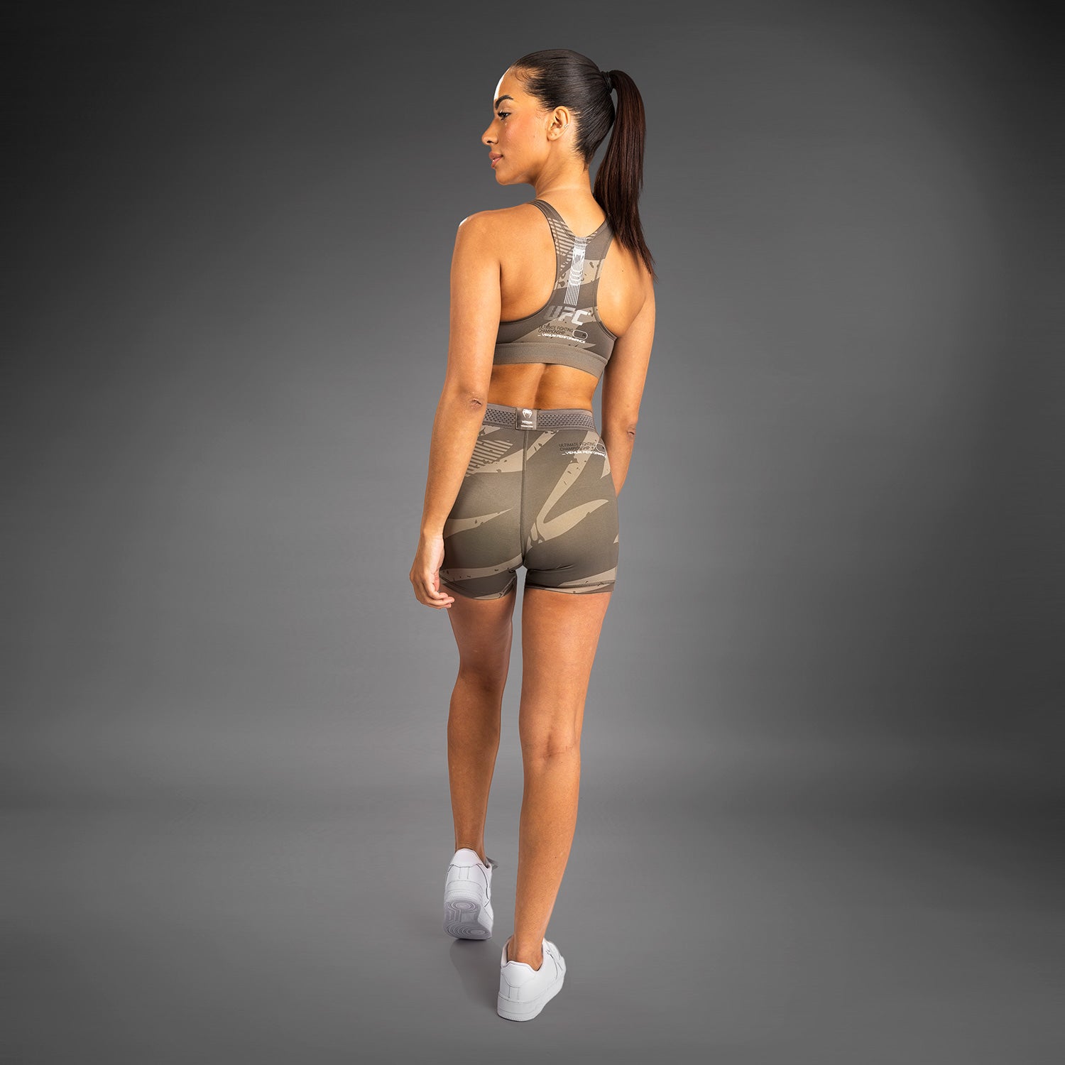 ufc-adrenaline-by-venum-fight-week-damen-vale-tudo-short-charcoal-grey image 5