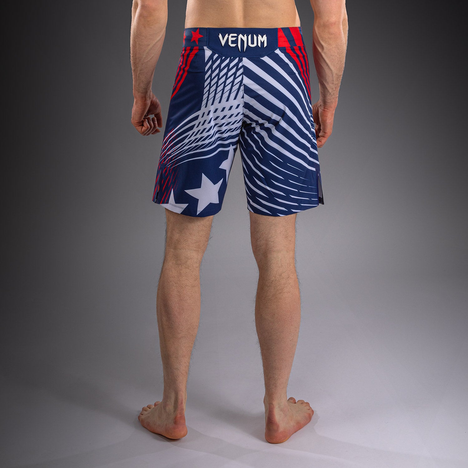 ufc-freedom-250-by-venum-authentic-fight-night-fightshorts-long-fit-blau-f-r-her image 5
