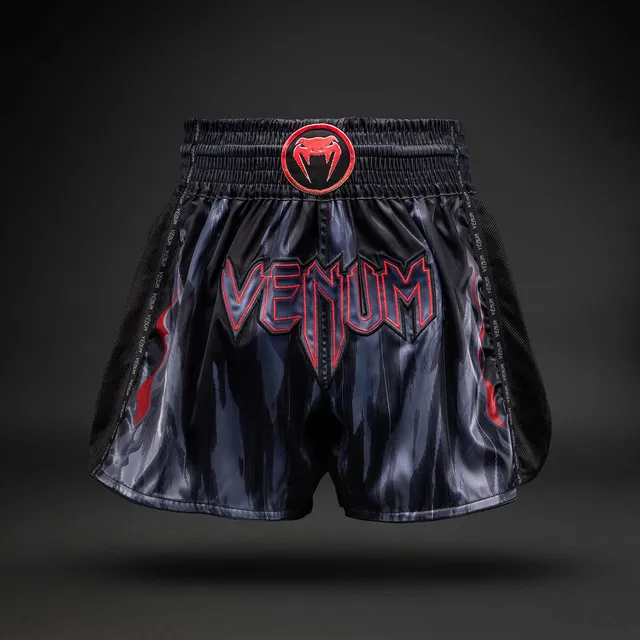 venum-demon-muay-thai-shorts-damen-schwarz-grau image 1