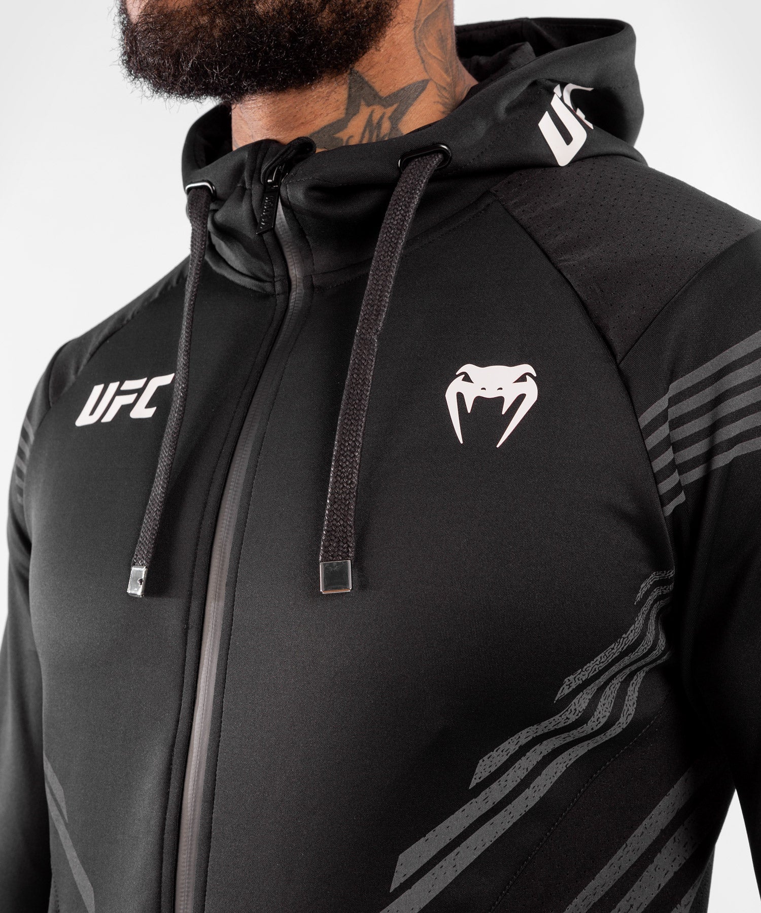 ufc-venum-authentic-fight-night-herren-walkout-hoodie-schwarz image 5