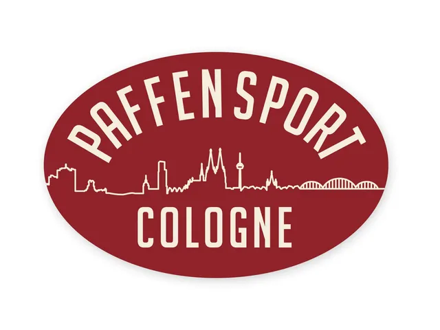 paffen-sport-aufkleber-cologne-vintage-rot-oval-145x95-mm image 1