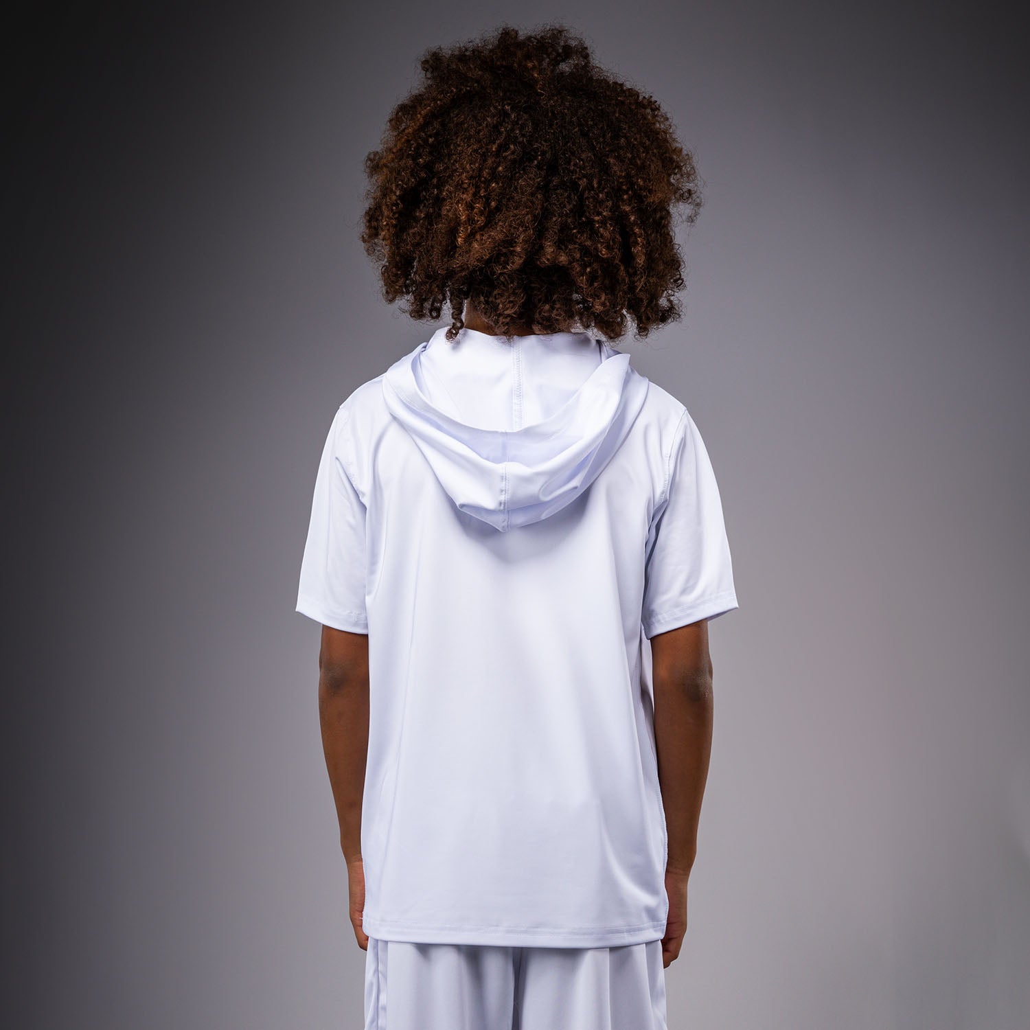 venum-elite-dry-tech-kapuzenpullover-kinder-kurzarm-wei image 4