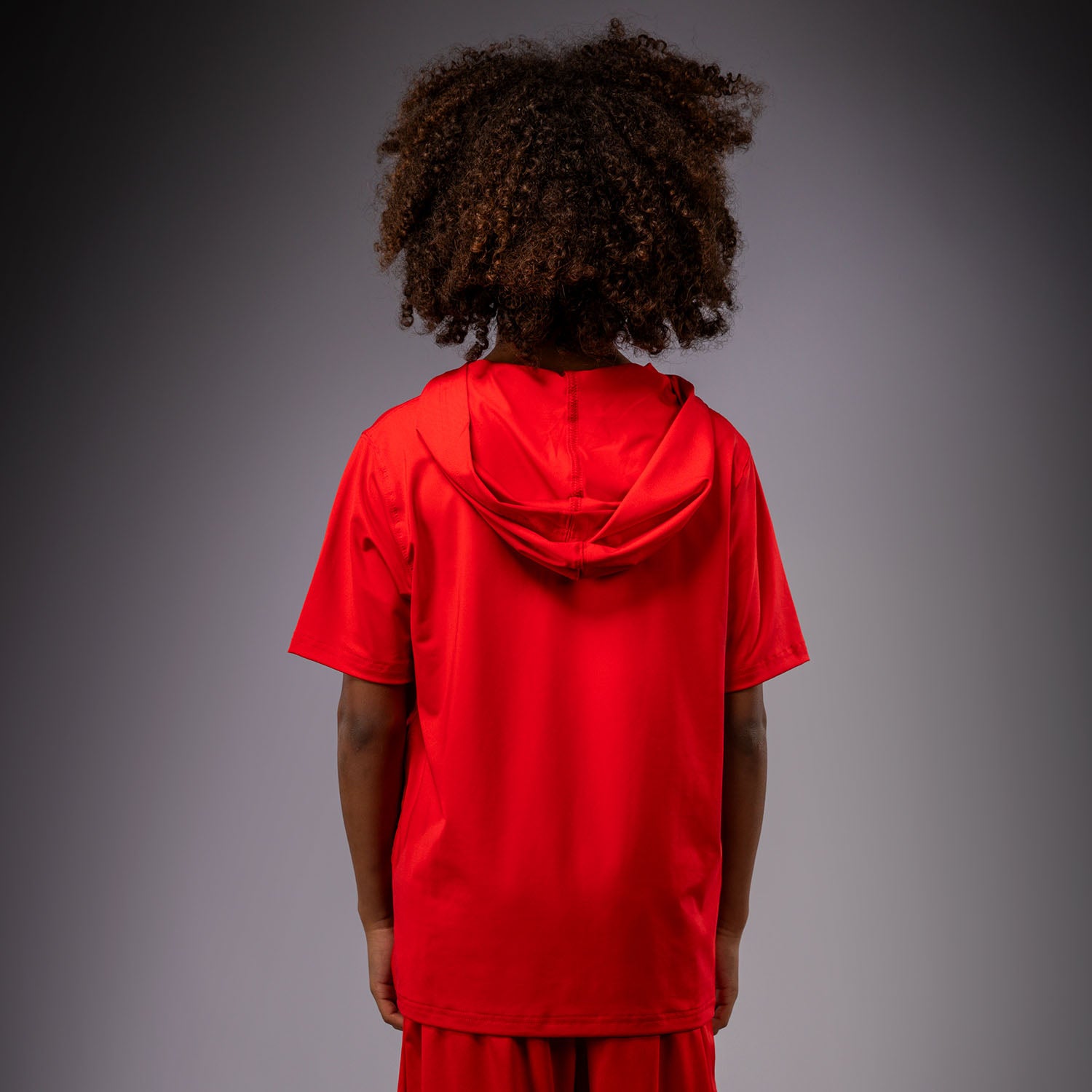 venum-elite-kurzarm-dry-tech-kapuzenpullover-kinder-rot image 3