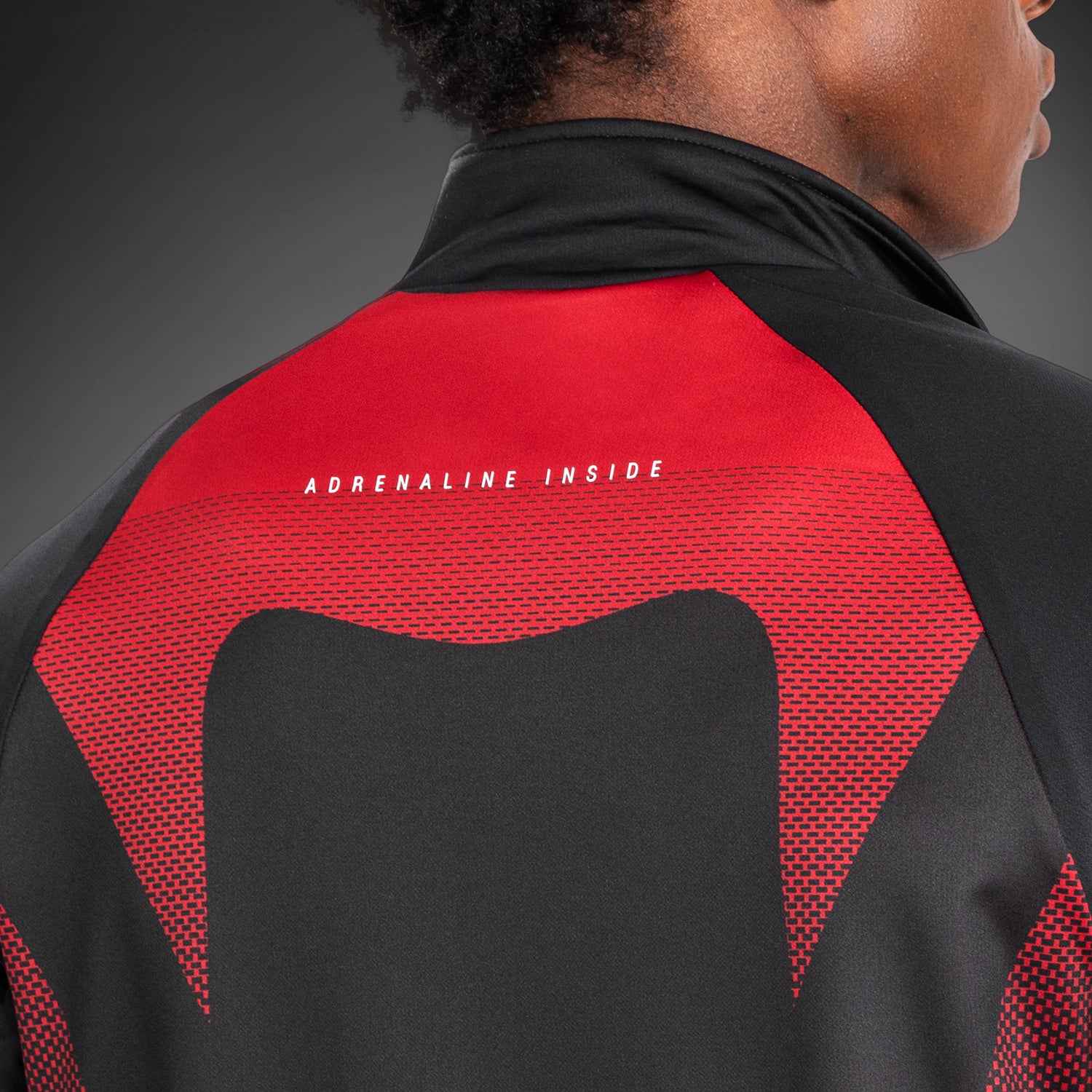 venum-adrenaline-herren-trainingsjacke-rot-schwarz image 5