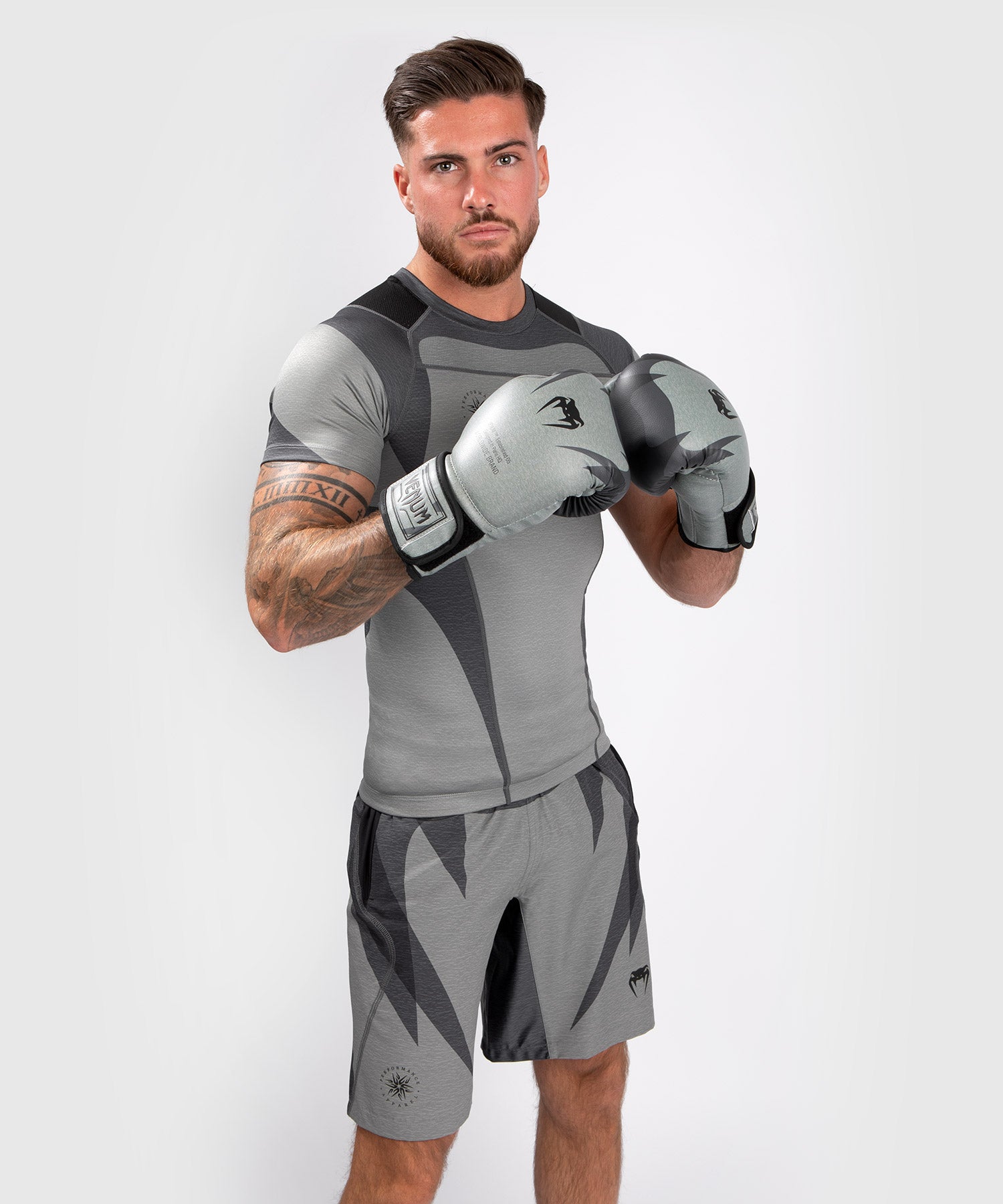 venum-stone-compression-shirt-kurzarm-mineralgr-n image 3
