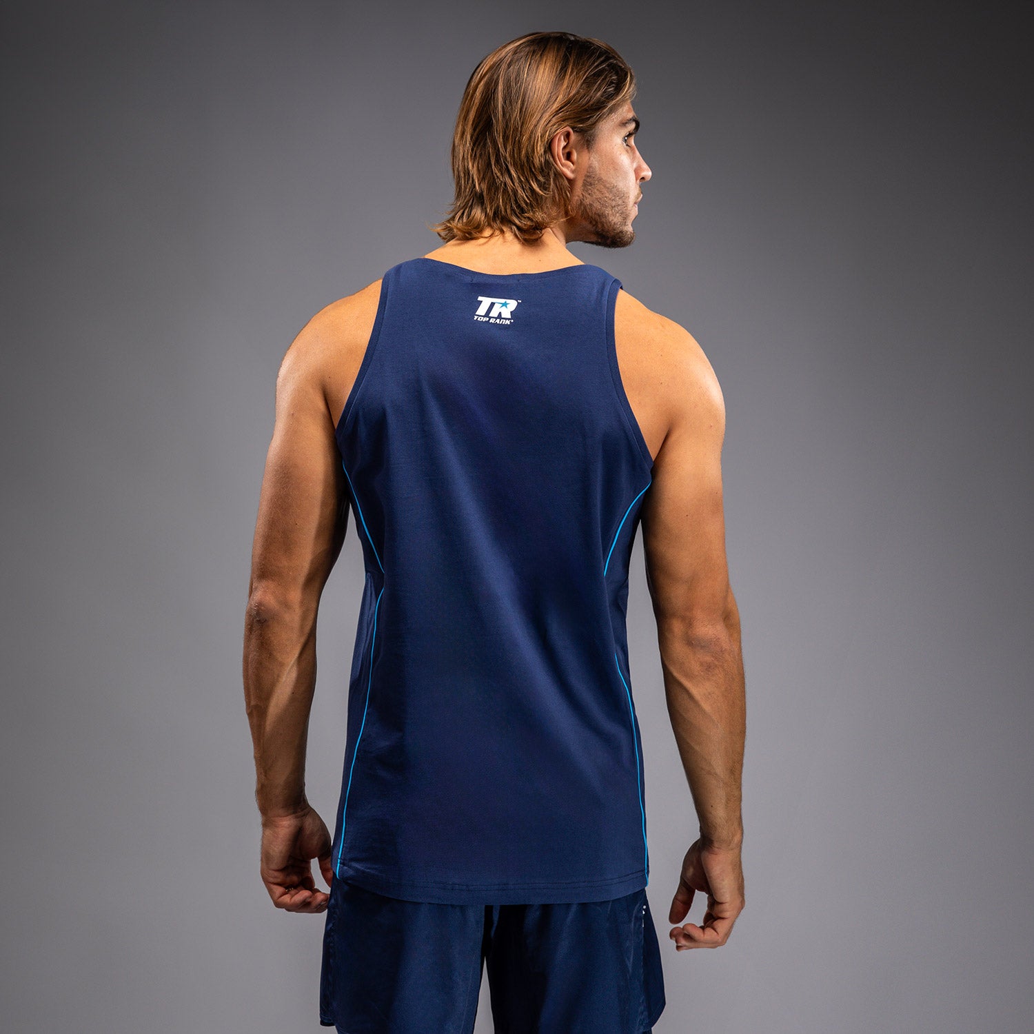 venum-x-top-rank-original-herren-tanktop-marineblau image 3