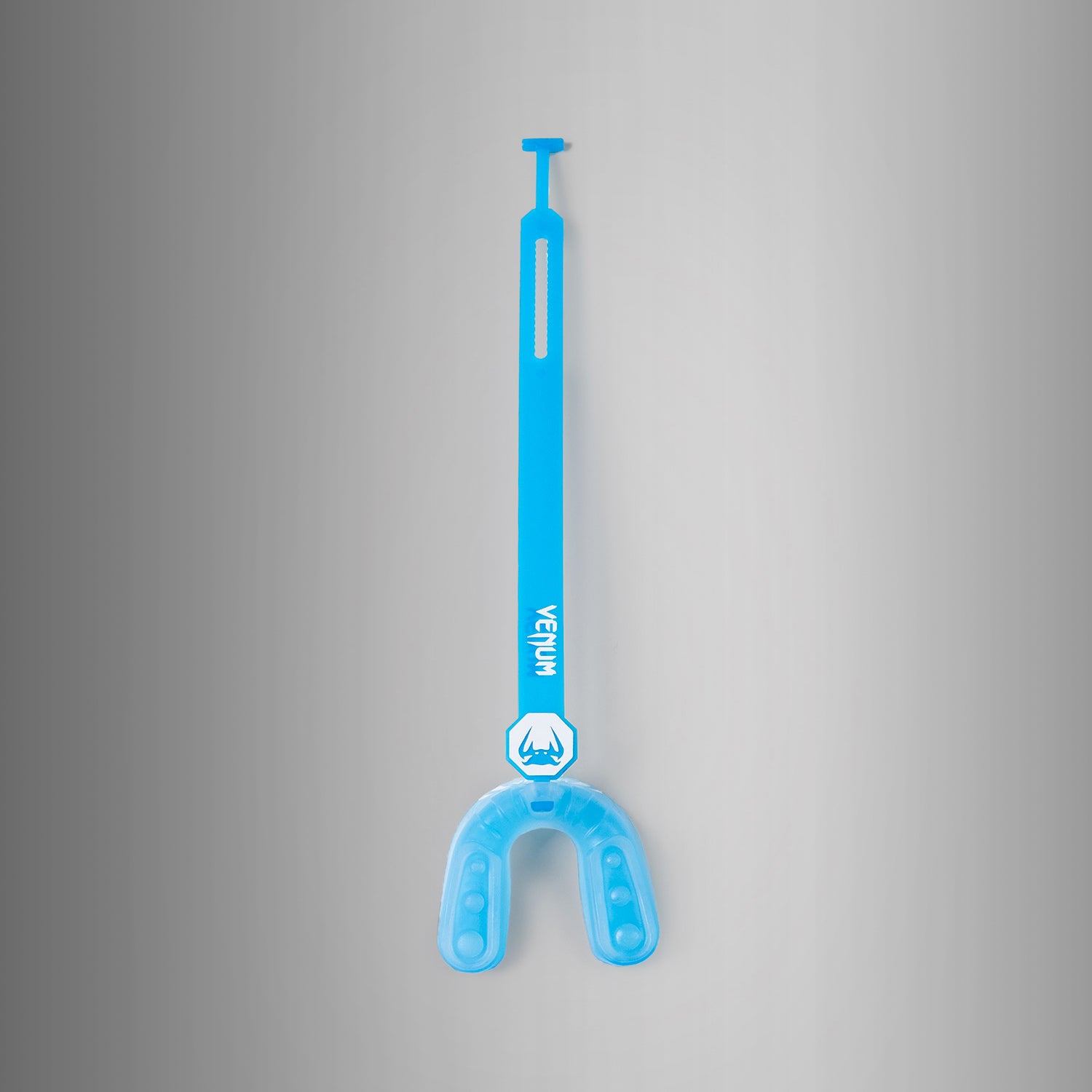 venum-challenger-kinder-mundschutz-blau-transparent-mit-riemen image 5