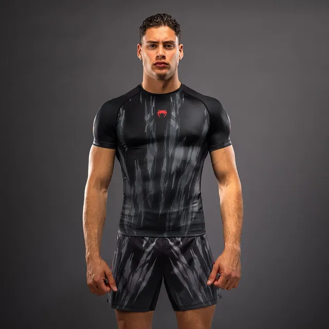 venum-demon-kurzarm-rashguard-schwarz-grau-f-r-herren image 1