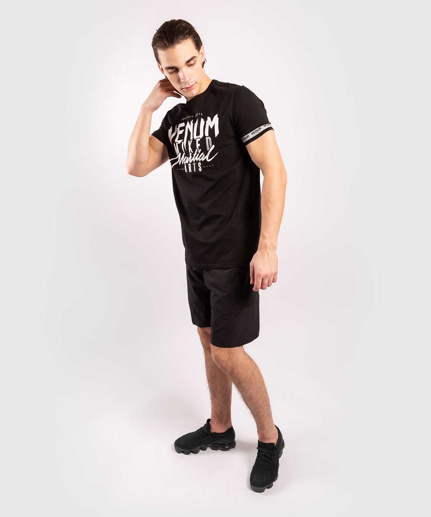 venum-classic-2-0-mma-t-shirt-fight-your-limits-schwarz-silber image 6
