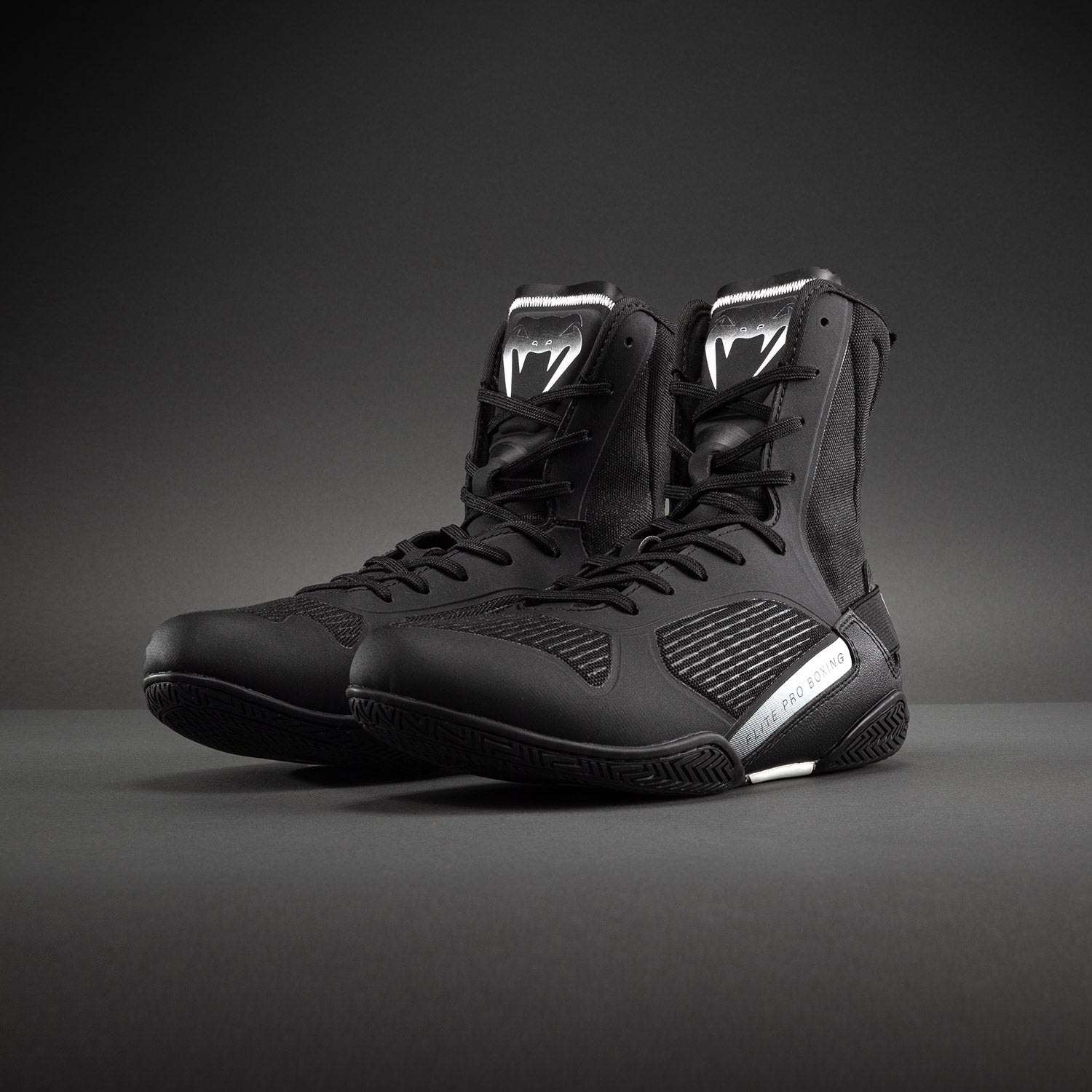 venum-elite-neo-boxschuhe-schwarz-wei-training-und-wettkampf image 1