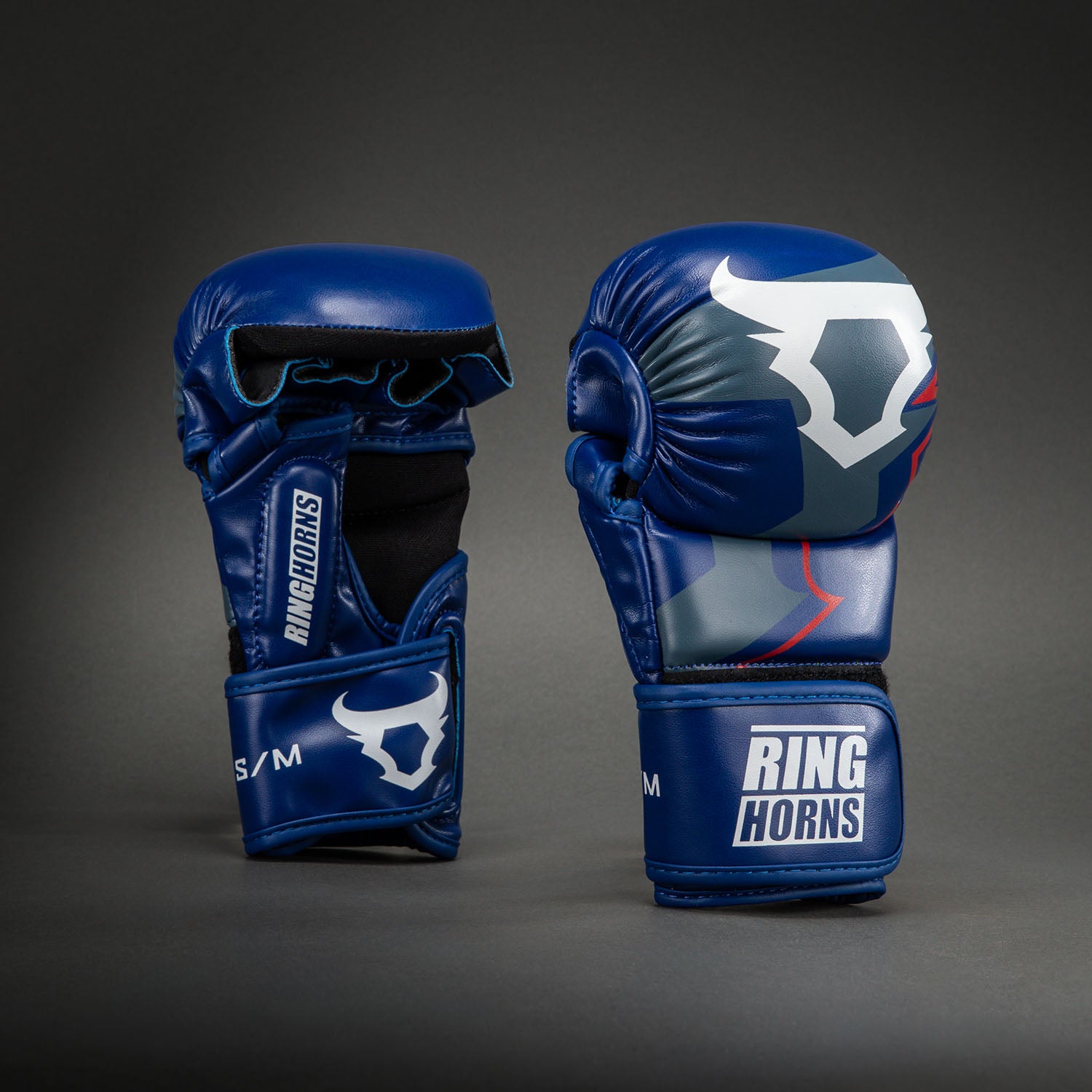 ringhorns-charger-by-venum-mma-sparringhandschuhe-marineblau-rot image 1