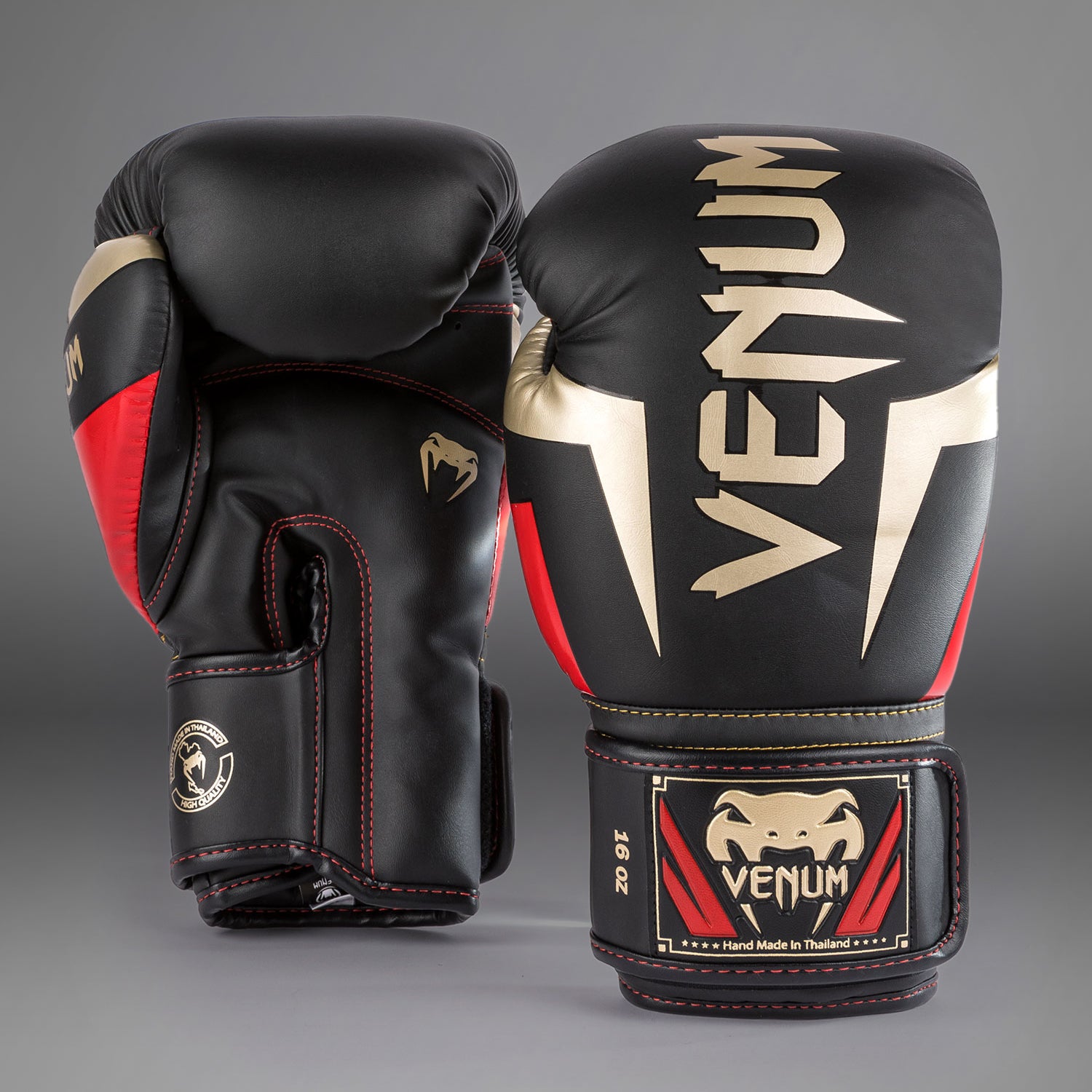 venum-elite-boxhandschuhe-schwarz-gold-rot image 1