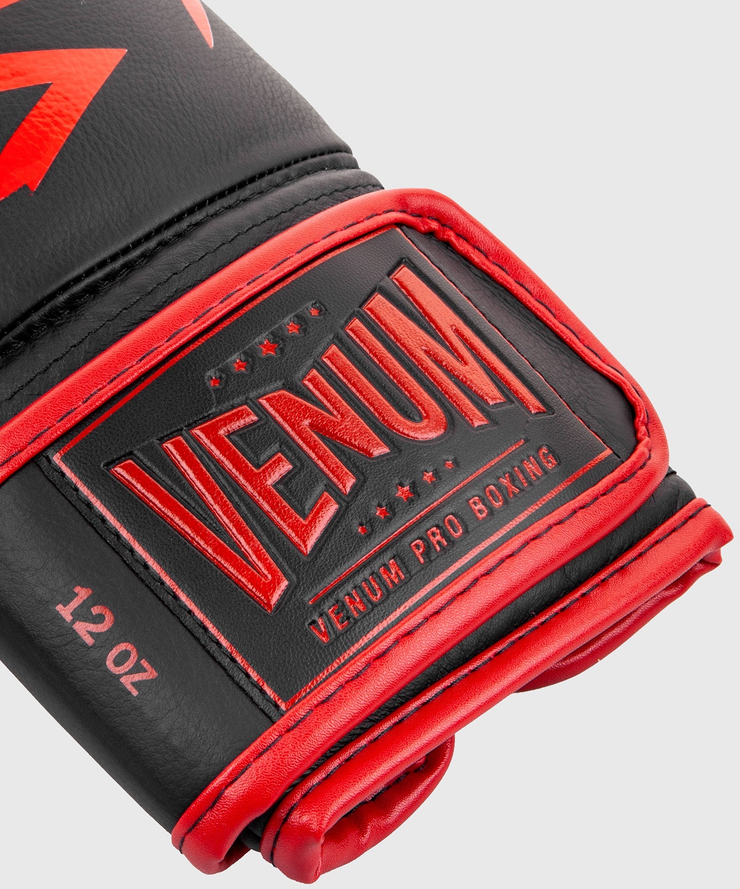 venum-hammer-professionelle-boxhandschuhe-mit-klettverschluss-schwarz-rot image 4