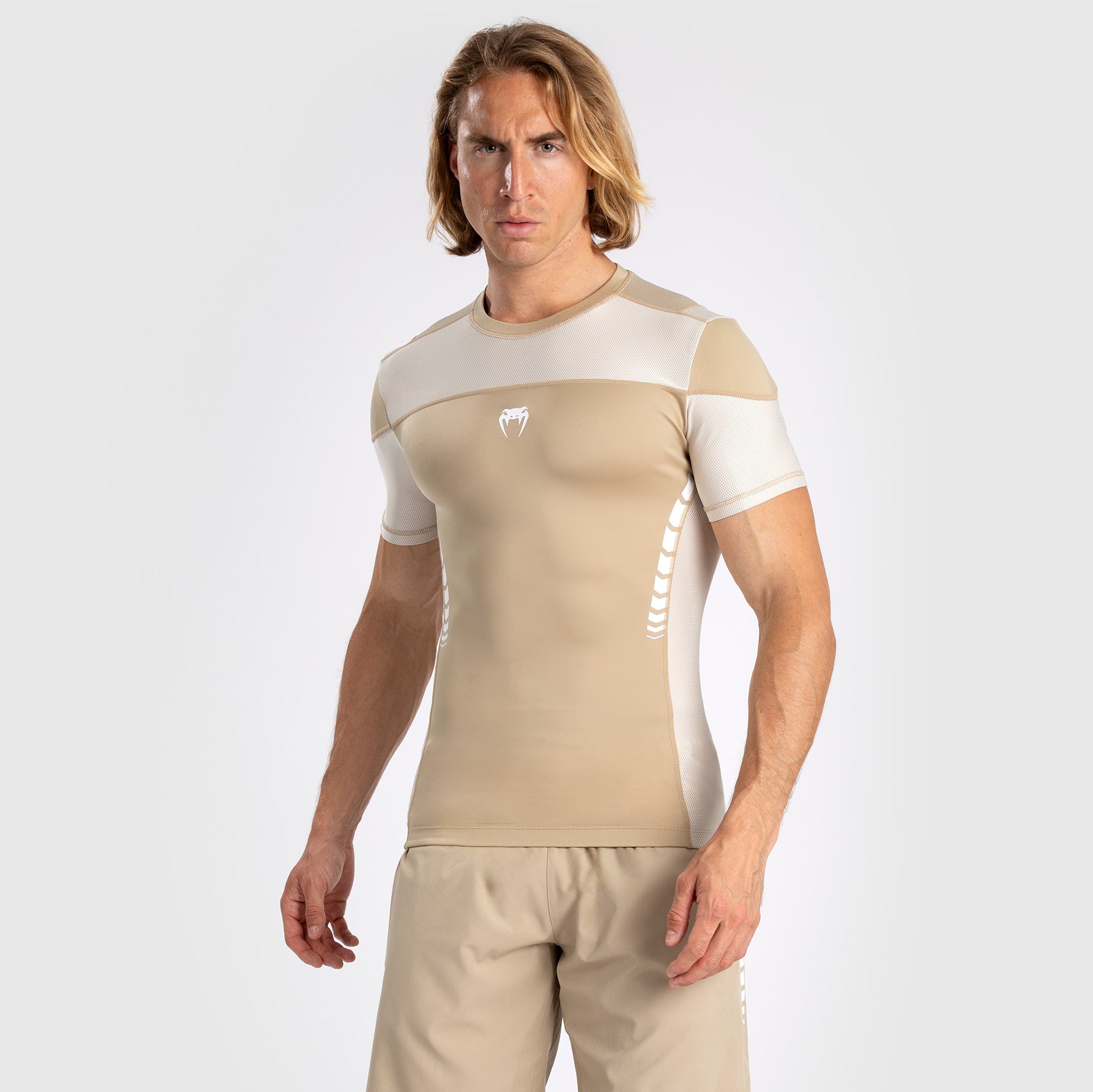 venum-tempest-rashguard-kurzarm-herren-beige-sand image 6