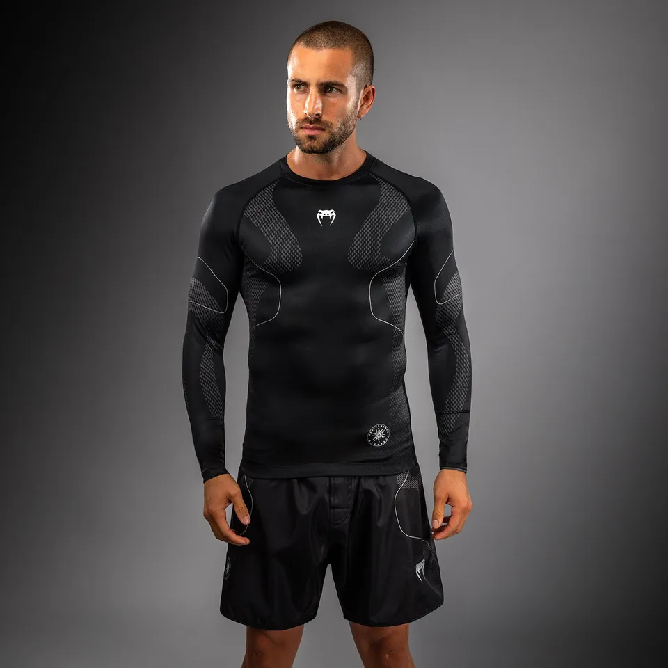 venum-nexus-langarm-rashguard-schwarz-silber-f-r-herren image 1