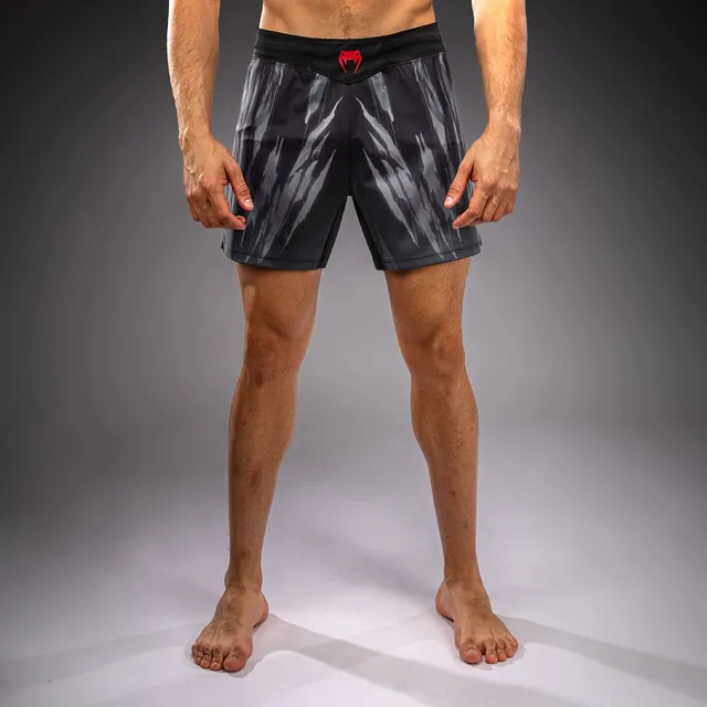 venum-demon-fightshorts-schwarz-grau-herren image 1