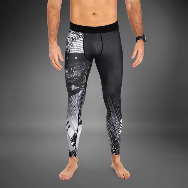 venum-gorilla-jungle-kompressionshose-herren-schwarz-wei image 1